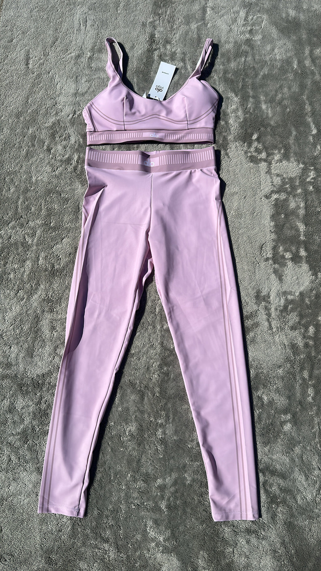 Ensemble Sport Rose Lilas Brassière + Legging