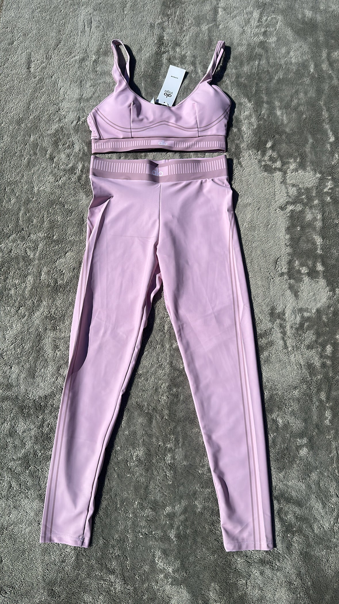 Ensemble Sport Rose Lilas Brassière + Legging