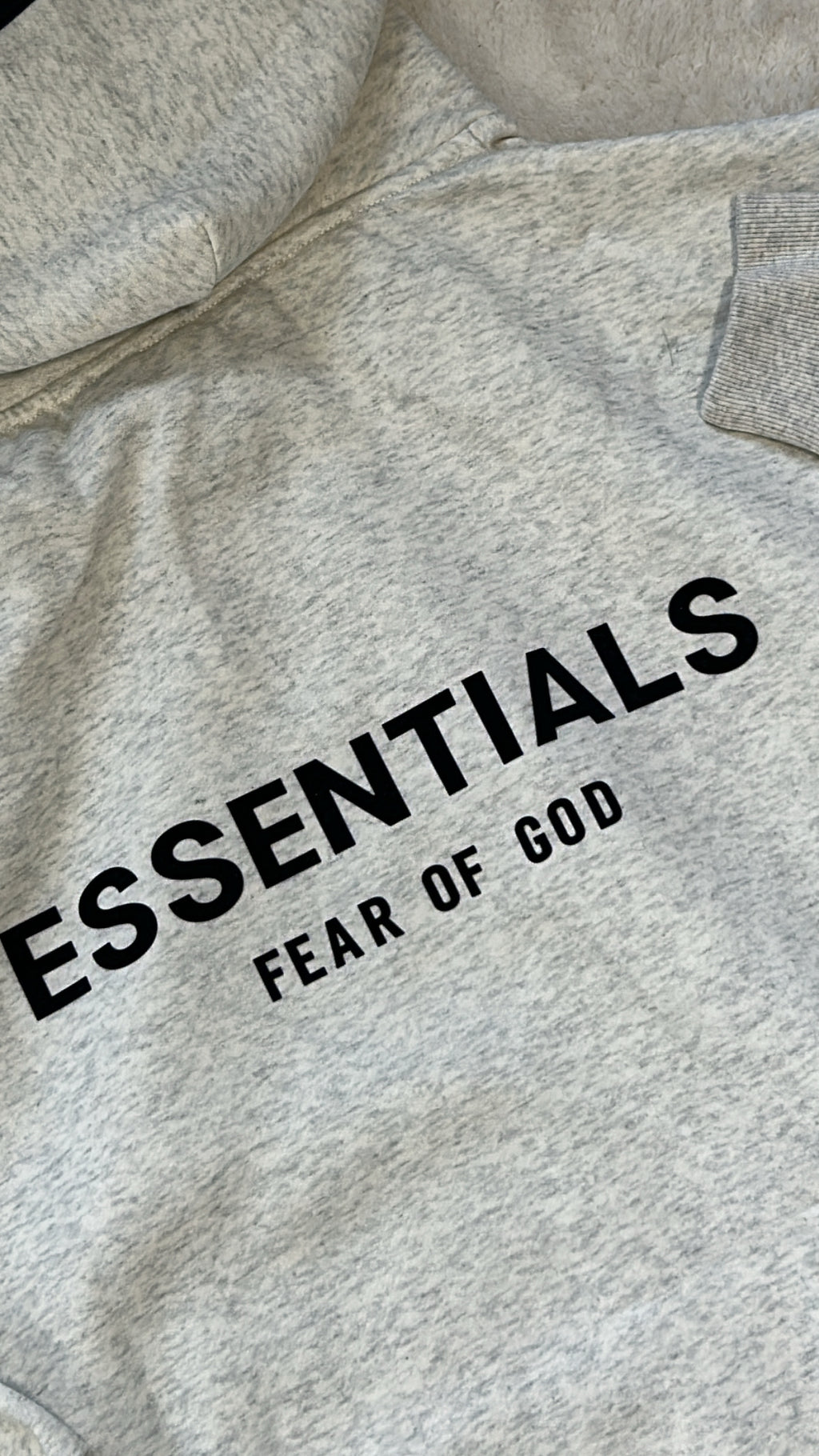 Ensemble Gris Clair Chiné Hoodie + Jogging