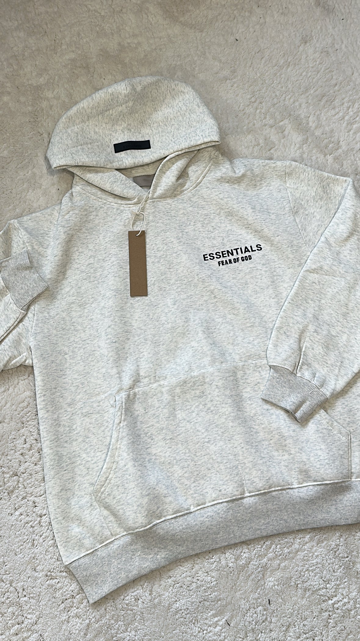 Ensemble Gris Clair Chiné Hoodie + Jogging