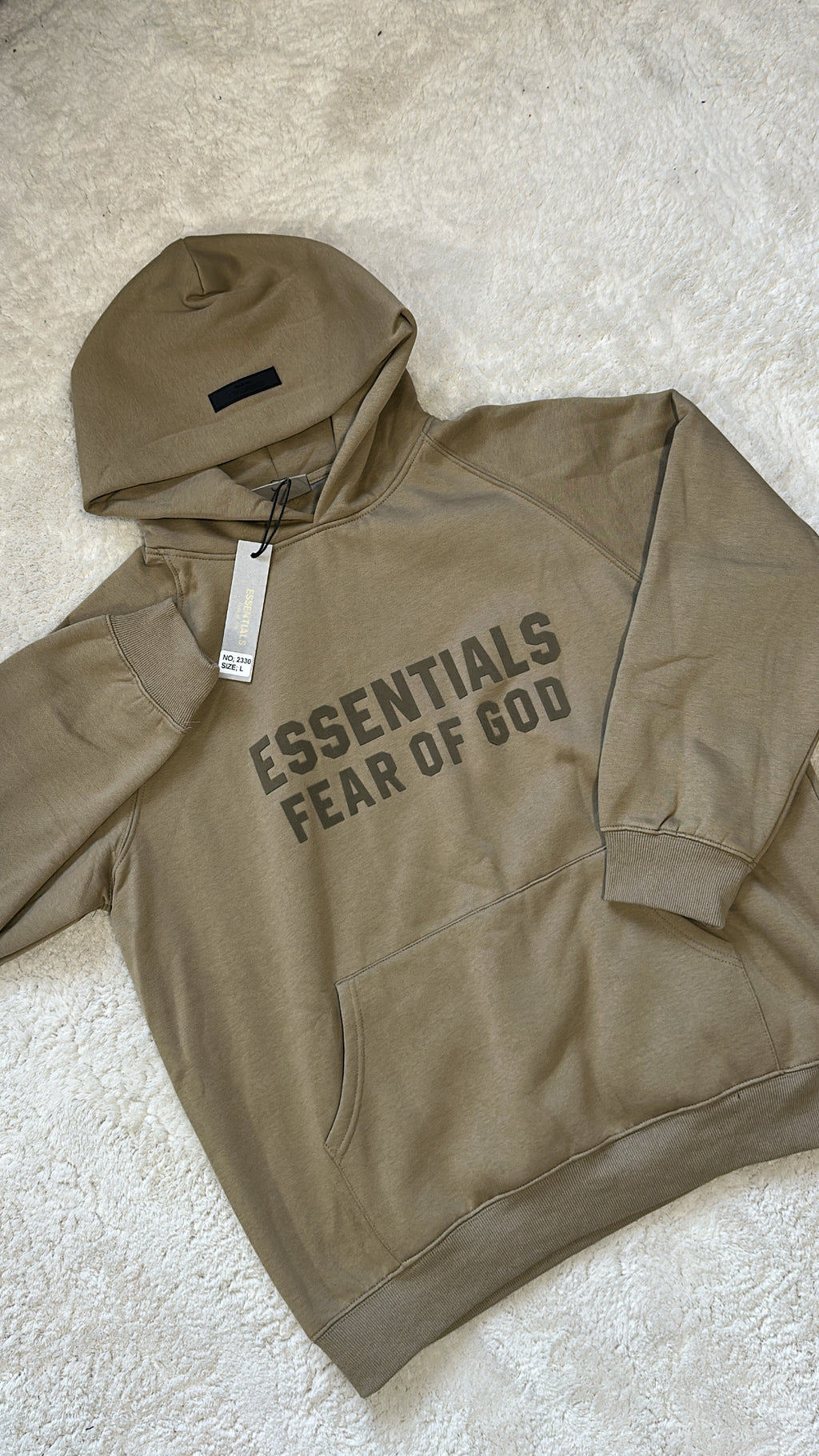 Hoodie Kaki Oversize