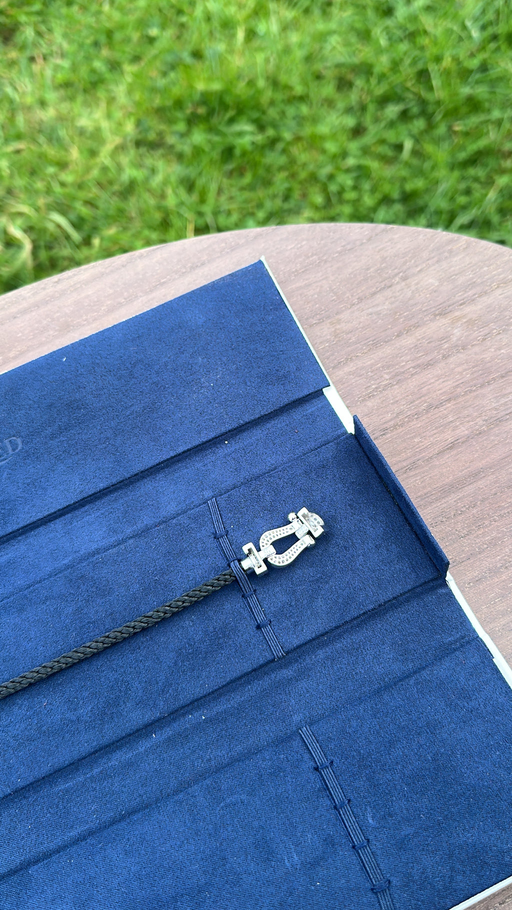 Bracelet Cordon Noir – Fermoir Ancre Argent