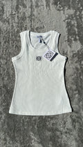 Débardeur Monogramme Blanc
