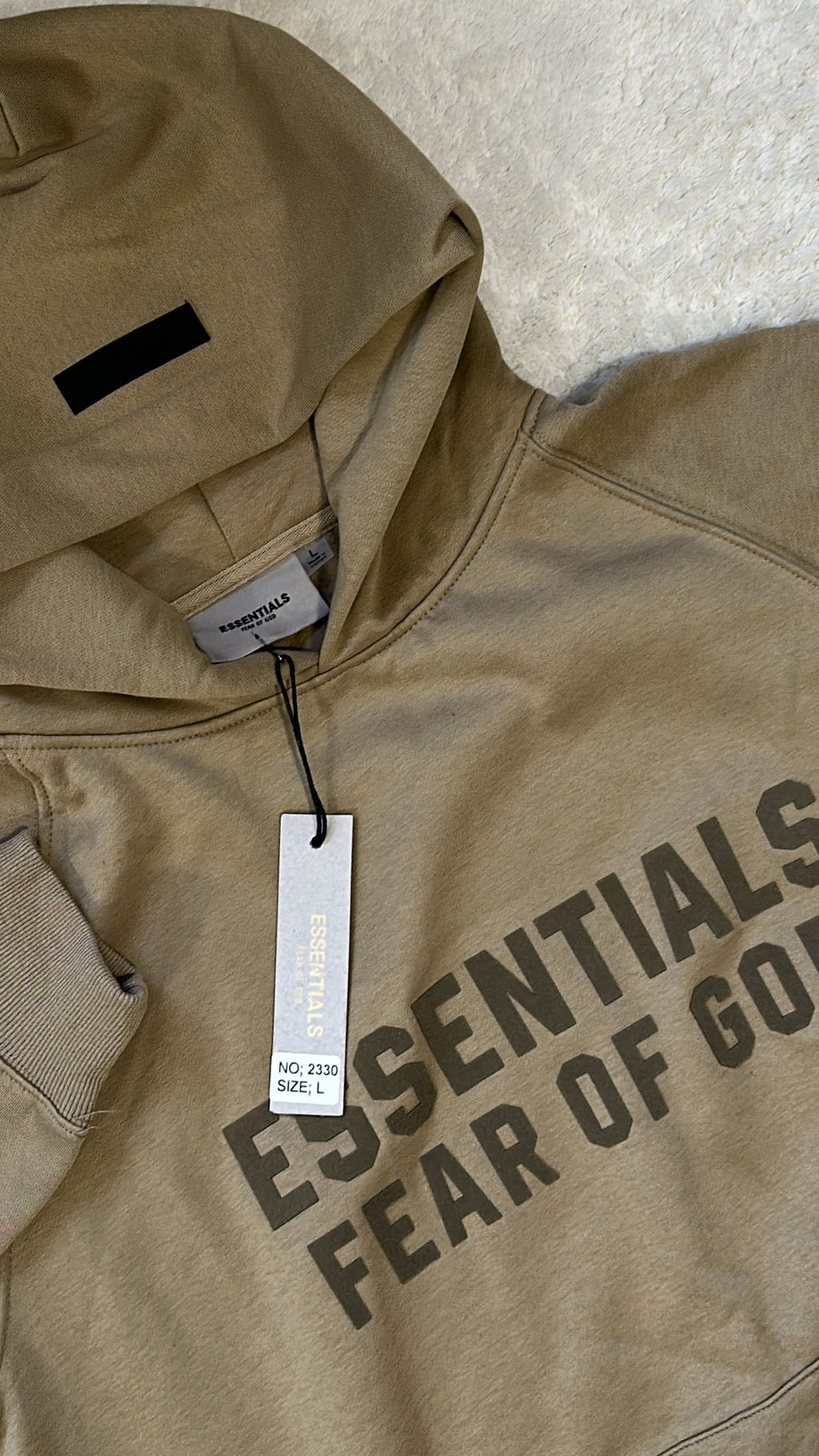 Hoodie Kaki Oversize