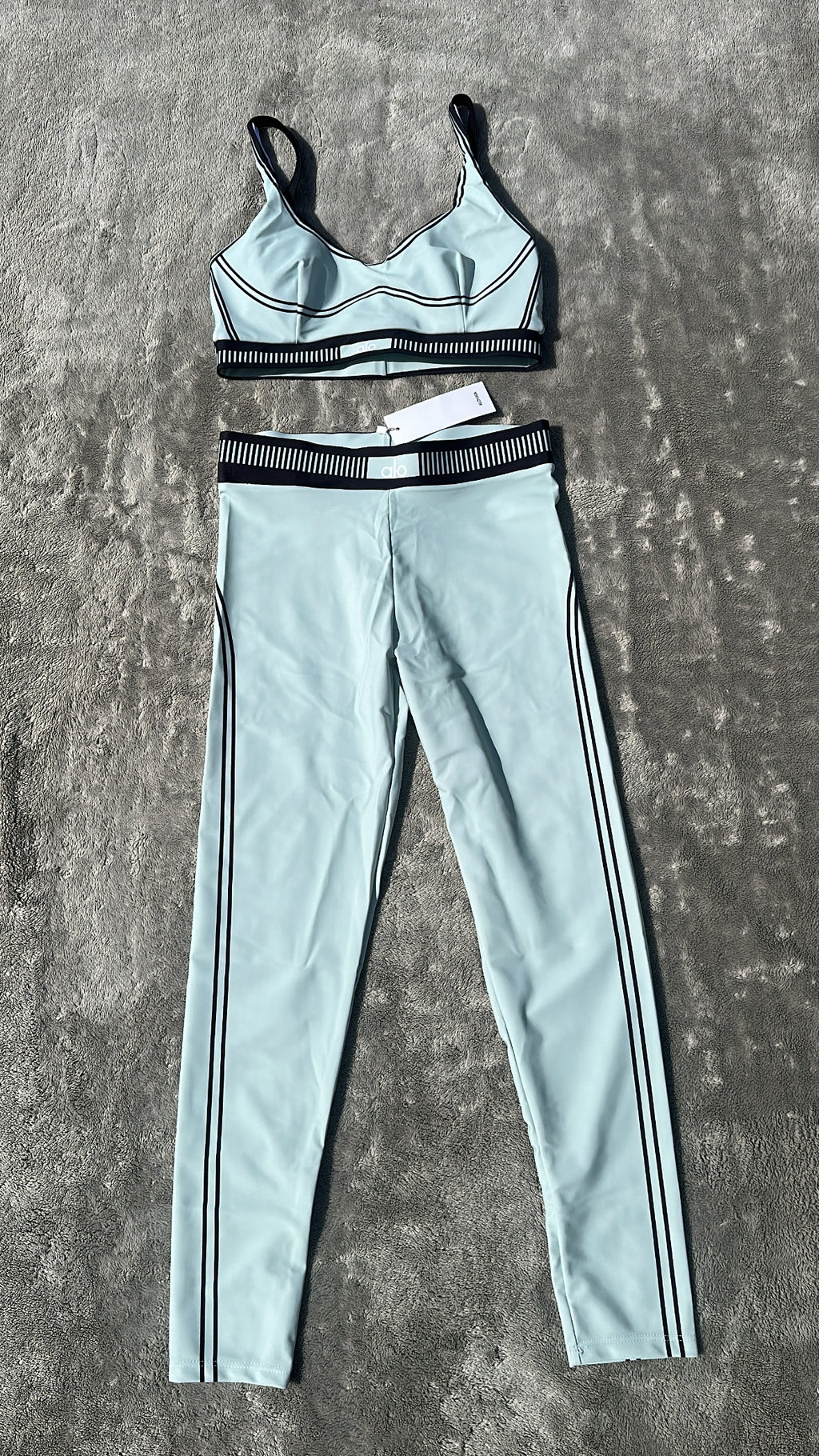Ensemble Sport Bleu Menthe Brassière + Legging