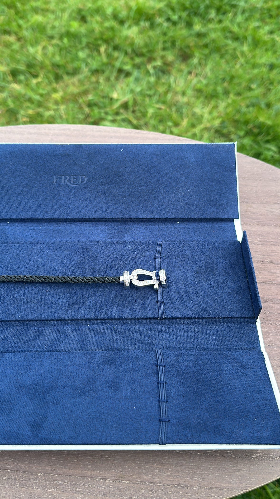 Bracelet Cordon Noir – Fermoir Ancre Argent
