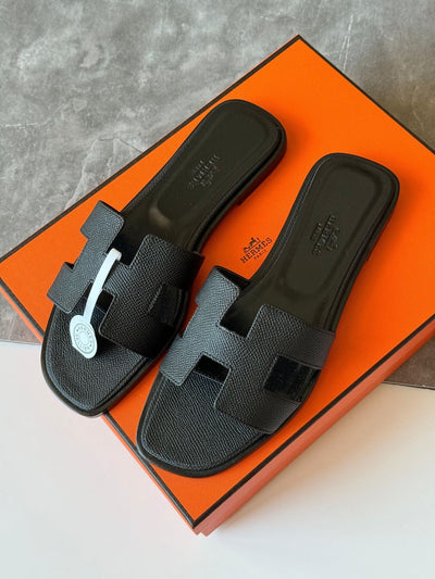 Sandales Plates Noires